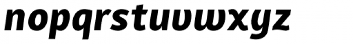 Butan Black Italic Font LOWERCASE