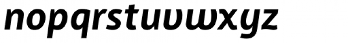 Butan Bold Italic Font LOWERCASE