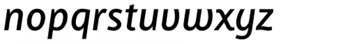 Butan Medium Italic Font LOWERCASE