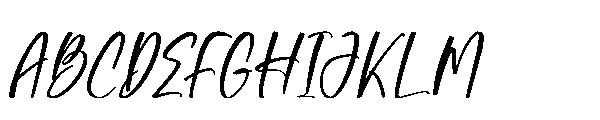 Butany Smooth Italic Font UPPERCASE