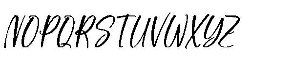 Butany Smooth Italic Font UPPERCASE