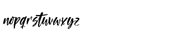 Butany Smooth Italic Font LOWERCASE