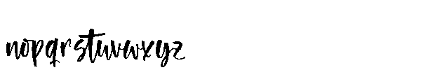 Butany Smooth Regular Font LOWERCASE