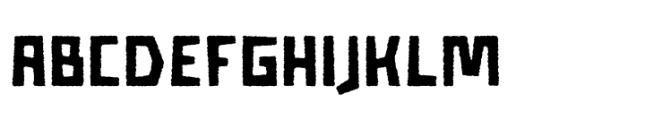 Butcher Shop Rough Font UPPERCASE