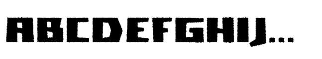 Butcher Shop Wide Rough Font UPPERCASE