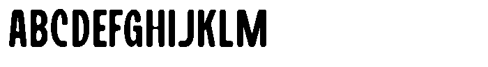 Butter Humble Font UPPERCASE