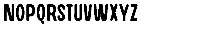 Butter Humble Font UPPERCASE