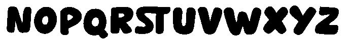 Butter Toast Font UPPERCASE