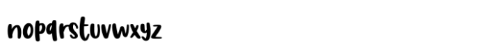 Butter Tropical Original Font LOWERCASE