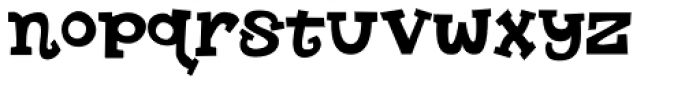 ButterFinger Serif Font LOWERCASE