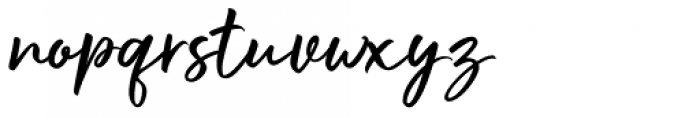 Buttercell Script Regular Font LOWERCASE