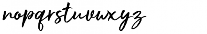 Buttercell Script Rough Font LOWERCASE