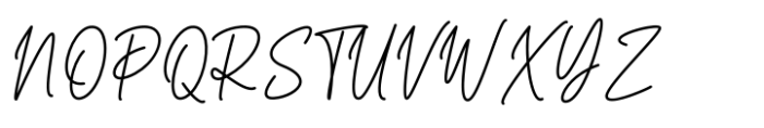 Buttercy Script Font UPPERCASE