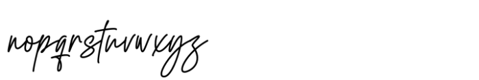 Buttercy Script Font LOWERCASE