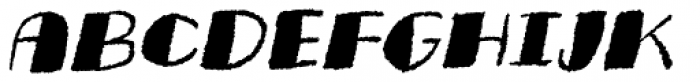 Butterfish Regular Italic Font UPPERCASE