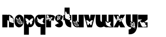 Butterfly Season Font LOWERCASE