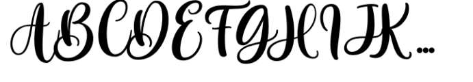 Butterfly Font UPPERCASE