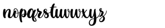 Butterfly Font LOWERCASE