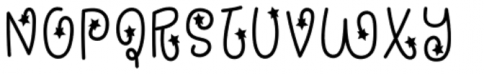 Butterfool Star Font LOWERCASE