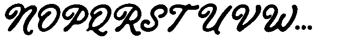 Butterine Font UPPERCASE