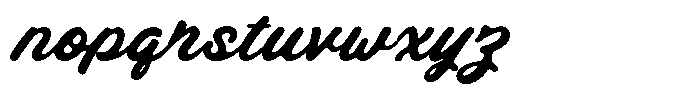 Butterine Font LOWERCASE