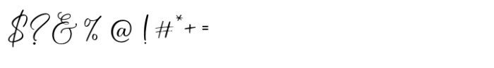 Buttershine Serif Script Font OTHER CHARS