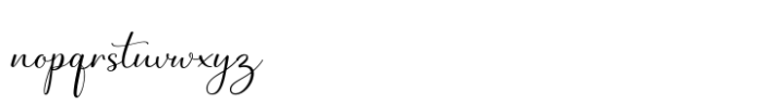 Buttershine Serif Script Font LOWERCASE