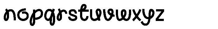 Buttervale Font LOWERCASE
