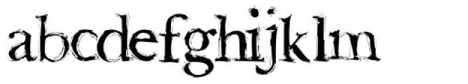 Buttskerville Light Font LOWERCASE