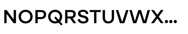 Buvera Medium Font UPPERCASE