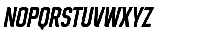 Buyan Heavy-Oblique Font UPPERCASE