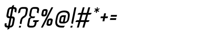 Buyan Regular-Oblique Font OTHER CHARS