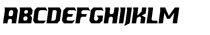 Buzer Rock  Regular Font UPPERCASE