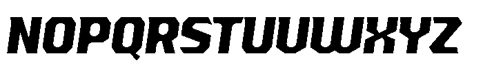 Buzer Rock  Regular Font UPPERCASE