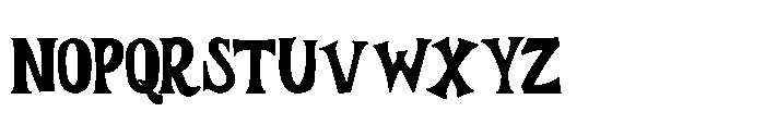 Buztery Font LOWERCASE