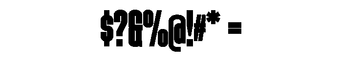 Bulevar Poster Font OTHER CHARS