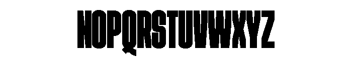 Bulevar Poster Font UPPERCASE