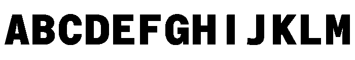 Bull 5Mono MonoBlack Instance Font UPPERCASE