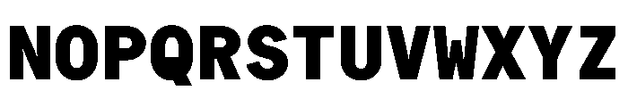 Bull 5Mono MonoBlack Instance Font UPPERCASE