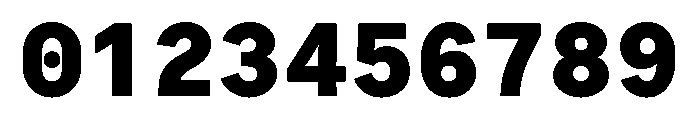 Bull 5Mono MonoBlack Font OTHER CHARS
