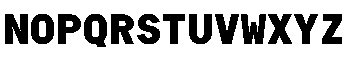 Bull 5Mono MonoBlack Font UPPERCASE