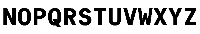 Bull 5Mono MonoBold Instance Font UPPERCASE