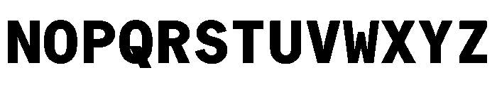 Bull 5Mono MonoExtrabold Instance Font UPPERCASE