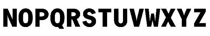 Bull 5Mono MonoExtrabold Font UPPERCASE