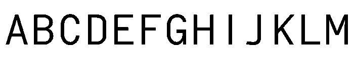 Bull 5Mono MonoRegular Font UPPERCASE