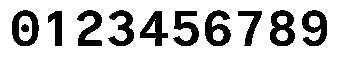 Bull 5Mono MonoSemibold Font OTHER CHARS
