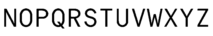 Bull 5Mono Notfordesktopuse Instance Font UPPERCASE