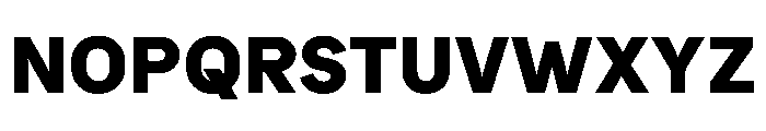 Bull 5Normal Black Instance Font UPPERCASE