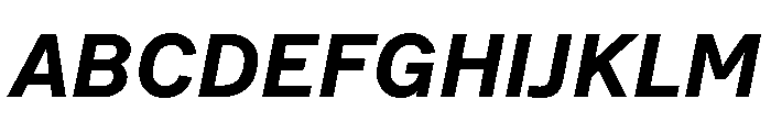 Bull 5Normal BoldItalic Instance Font UPPERCASE