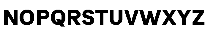 Bull 5Normal Extrabold Instance Font UPPERCASE